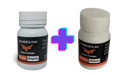 Combo ganhos extremos ORAL oxan 10mg + primobolan 10mg